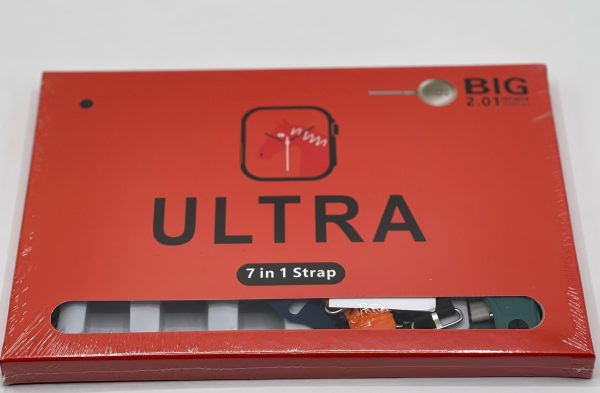 7-in-1 Ultra Smart Watch – Advanced Multi-feature Fitness Tracker With Heart Rate Monitor, Sleep Tracking, Bluetooth Calling, Sports Modes & More Random Color Straps – Smartwatch With 6 Silicone Stripes And 1 Metal Strip