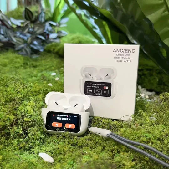 Black Pro 2 TWS Wireless Earbuds – Bluetooth 5.1, Touch Control, Noise Cancelling, with Charging Case