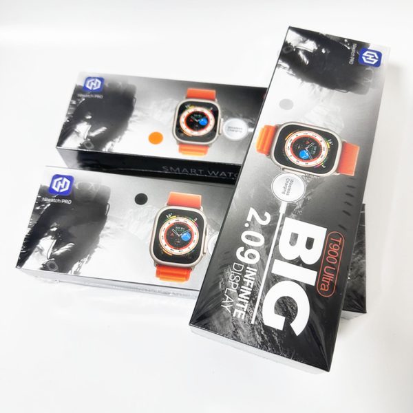 (nw00052) T900 Ultra Smart Watch – 2.09 Infinite Display – 49mm Dial Size – Built-in Games – Bluetooth Calling(random Color)