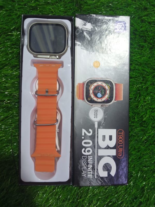 (nw00052) T900 Ultra Smart Watch – 2.09 Infinite Display – 49mm Dial Size – Built-in Games – Bluetooth Calling(random Color)