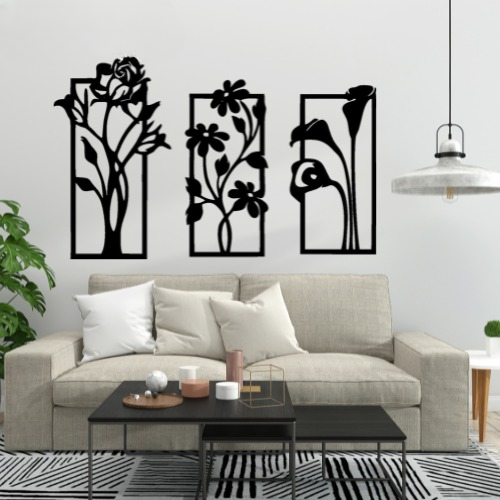 3d Flower Frame Wall Art | Wooden Flower Frame Wall Art | Wall Decoration | Decor For Home Wall Decoration Attractive Wooden Wall Art